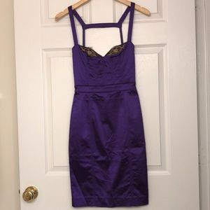 bebe Party Dress | Purple